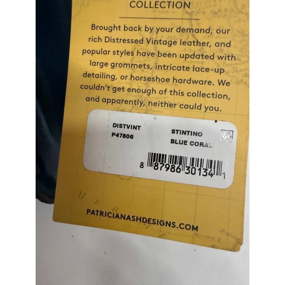 PATRICIA NASH Large PURSE Bag‎ Stintino Leather Flap Satchel W/ FREE  WALLET